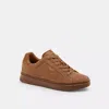 Coach High Line Sneaker In Brown