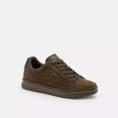 Coach High Line Sneaker In Green