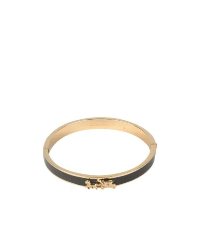 Coach Hinged Bracelet In Yellow