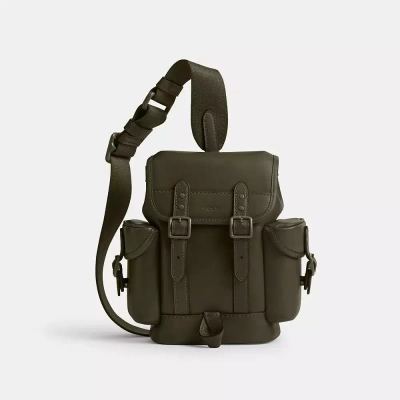 coach backpack signature leather Signature Leather Coach Leather Backpack Purse Coach (89922) Edge Pack Tan  Signature Coated Canvas Leather Large