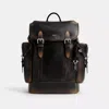 Coach Hitch Backpack In Loved Leather In Brown