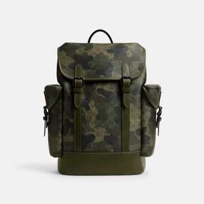 Coach Hitch Backpack In Signature Camo Print In Multi