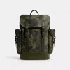 Coach Hitch Backpack In Signature Camo Print