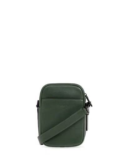 Coach Hitch Messenger Bag In Green