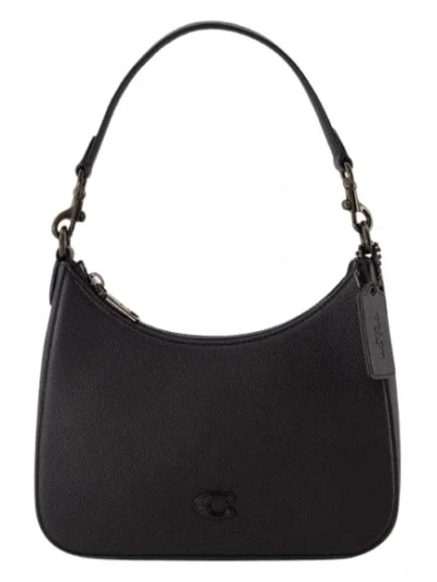 Coach Hobo Crossbody - Leather - Black