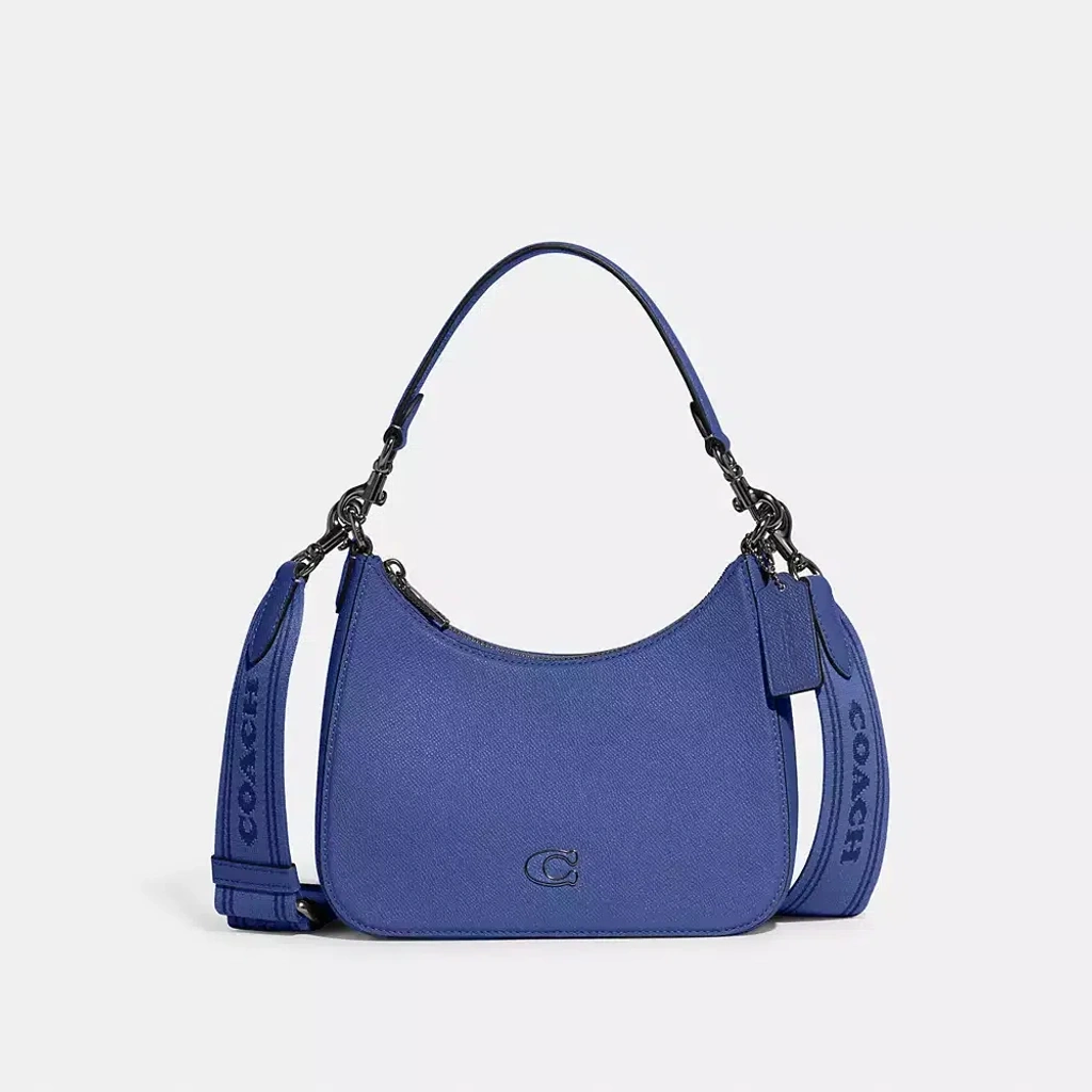 バッグ Coach Hobo Signature Blue Bag Coach Hobo Crossbody With Signature Canvas In Blueberry | ModeSens