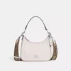 Coach Hobo Crossbody With Signature Canvas Interior In Chalk