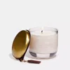Coach Boxed  Glass Candle In Wine Multi