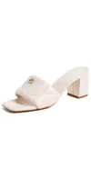 Coach Holly Block Heels Chalk In Chalk