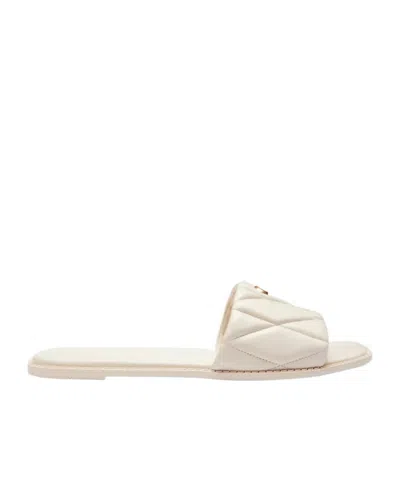 Coach Holly Sandal With Quilting In White