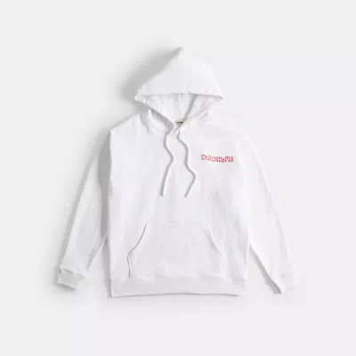 Coach Hoodie With This Is Topia Print In White