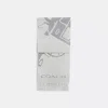 Coach Horse And Carriage Cashmere Muffler In Chalk