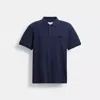 Coach Horse And Carriage Classic Polo In Organic Cotton