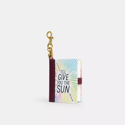 Coach I'll Give You The Sun By Jandy Nelson Book Bag Charm