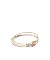 Coach Interlocking Signature C Stone Bangle Bracelet Set In Gold, Silver And Rose Gold