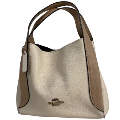 Pre-owned Coach Ivory Leather Handbag () In Multi