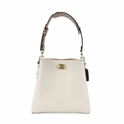 Pre-owned Coach Ivory Leather Handbag Shoulder Bag ()