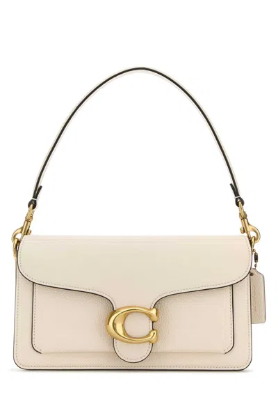 Coach Ivory Leather Tabby 26 Handbag