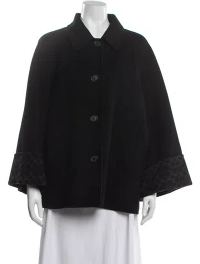 Pre-owned Coach Jacket In Black