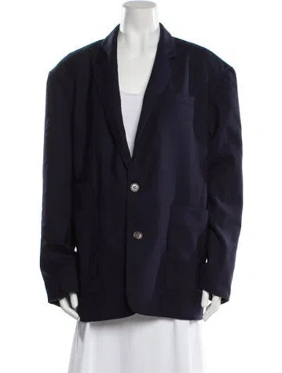 Pre-owned Coach Jacket In Blue