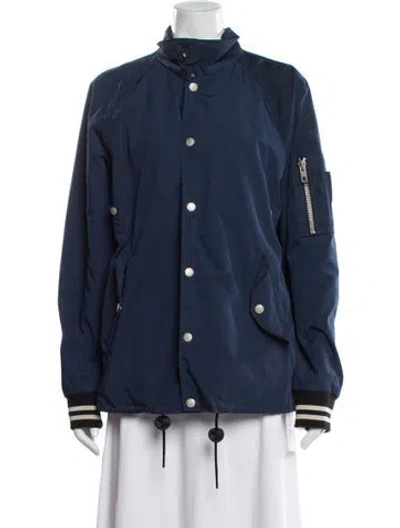 Pre-owned Coach Jacket In Blue
