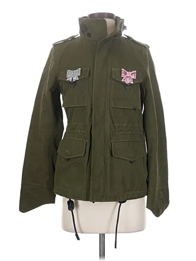 Pre-owned Coach Jacket In Green