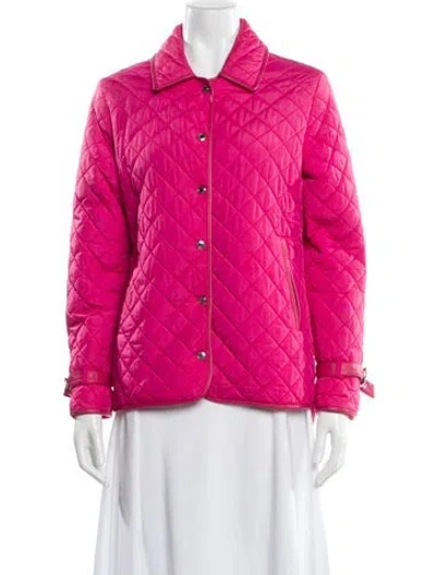 Pre-owned Coach Jacket In Pink