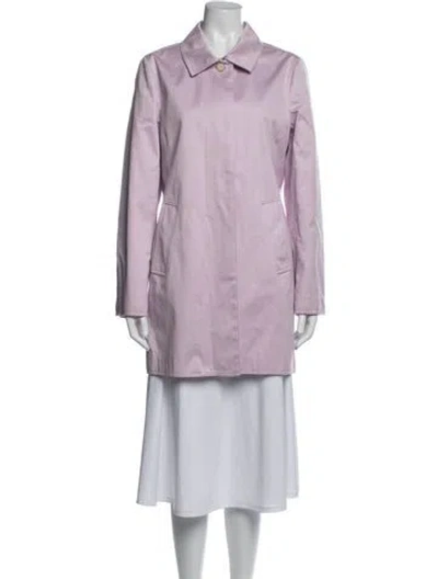 Pre-owned Coach Jacket In Purple