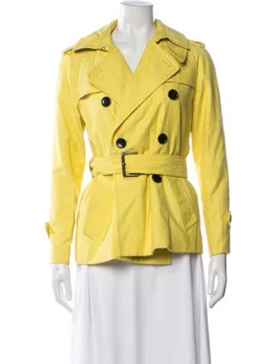 Pre-owned Coach Jacket In Yellow