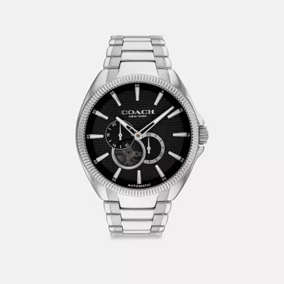 Coach Jackson Automatic Watch, 45mm In Metallic