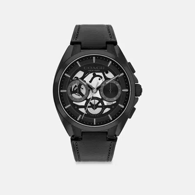 Coach Jackson Chronograph Watch, 42mm In Black