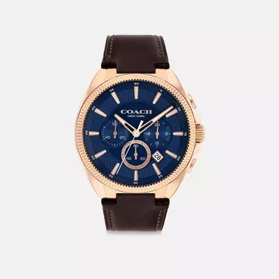 Coach Jackson Chronograph Watch, 45mm In Brown