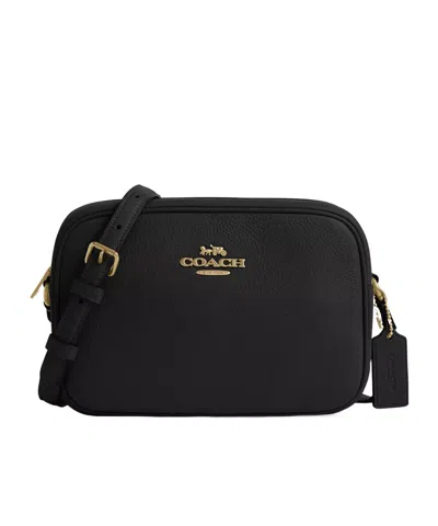 Coach Jamie Logo Camera Bag In Black