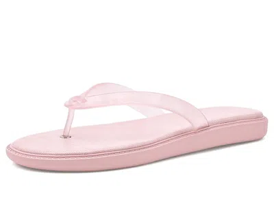 Coach Jelly Flip Flop In Pink