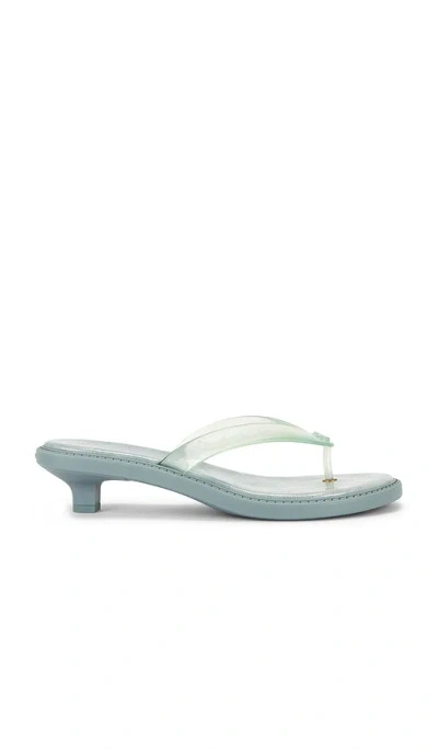 Coach Jelly Flip Flop Sandal In Sea Mist