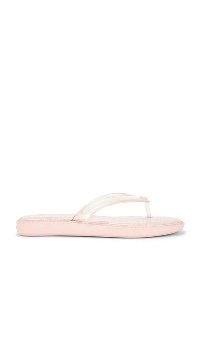 Coach Jelly Flip Flop Sandal In Pink