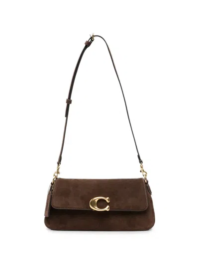 Coach Jet C-logo Cross Body Bag In Purple
