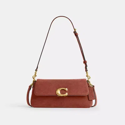 Coach Jet Logo-plaque Shoulder Bag In Neutral