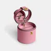 Coach Jewelry Box In Brass/true Pink