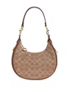 Coach Joanie Pattern Charm Tote Bag In Brown