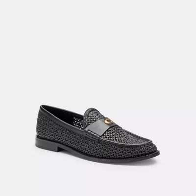 Coach Jolene Loafer In Oy2/black