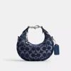 Coach Jonie Bag In Signature Denim In Silver/deep Blue Multi