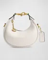 Coach Womens Chalk Jonie Mini Leather Crossbody Bag In Gold/chalk