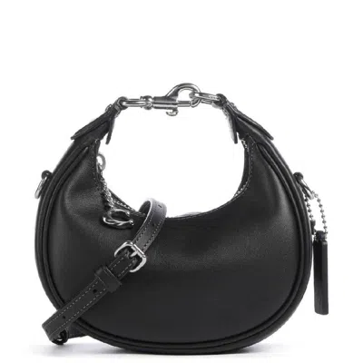 Coach Jonie Leather Crossbody Bag In Black
