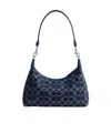Coach Juliet Shoulder Bag In Signature Denim In Black