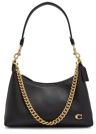 Coach Juliet 25 Leather Shoulder Bag In Black