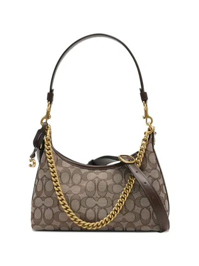 Coach Juliet 25 Signature Chain Shoulder Bag In Neutral