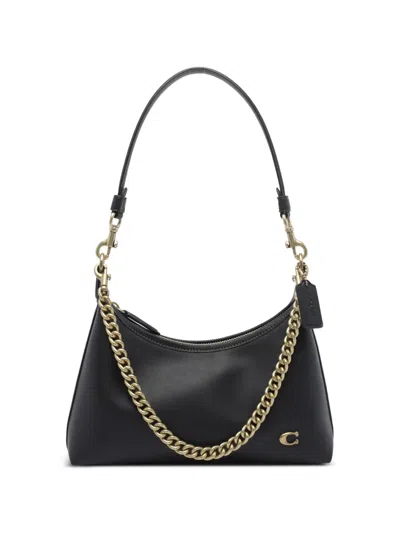 Coach Juliet Chain-link Shoulder Bag In Black