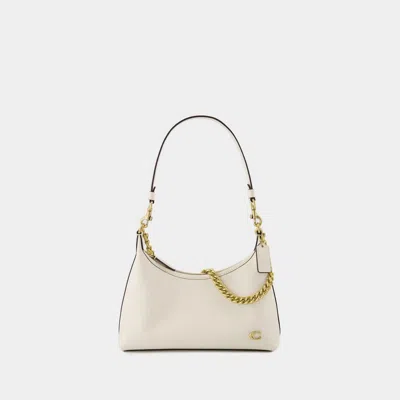 Coach Juliet Appliqué-logo Shoulder Bag In White
