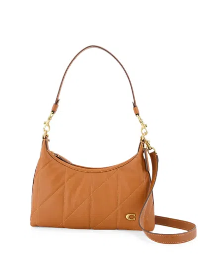 Coach Juliet Quilted Leather Shoulder Bag In Brown